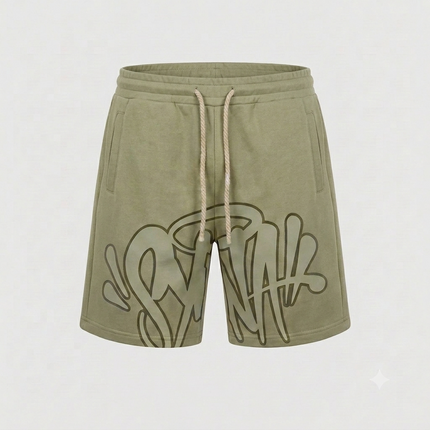 Synaworld OG Crew Shorts Sage/Khaki - DripDrip Balkan