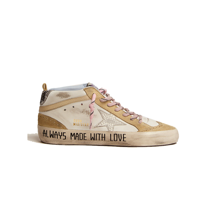 Golden Goose Mid Star Leather Upper Snake Print