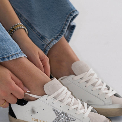 Golden Goose Classic With Spur Silver