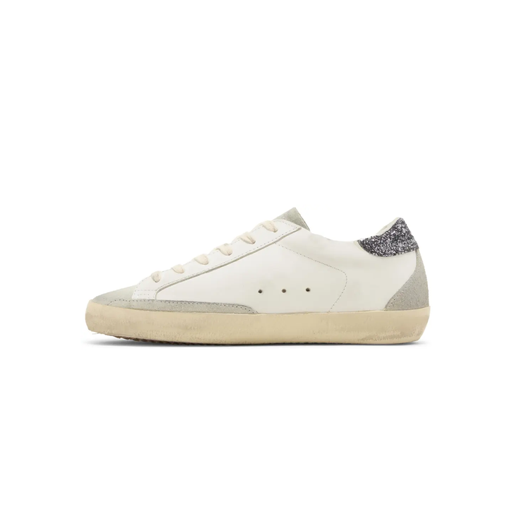Golden Goose Wmns Superstar 'White Grey Glitter' - DripDrip Balkan