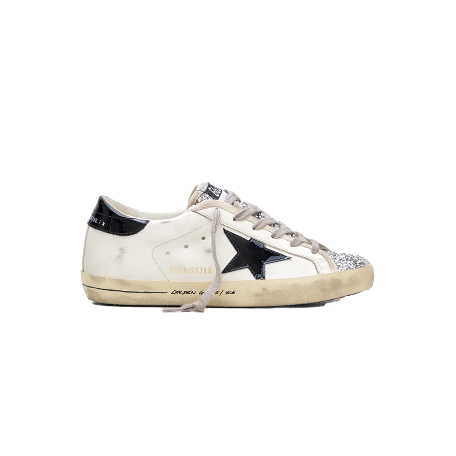 Golden Goose Super Star White Silver Black