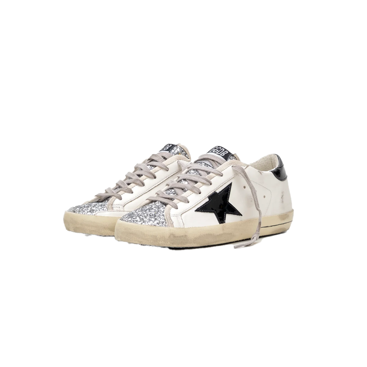 Golden Goose Super Star White Silver Black