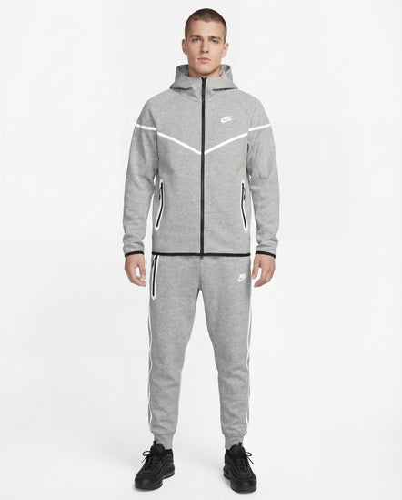 Nike Tech Fleece Grey Reflective Full Zip Windrunner Tracksuit