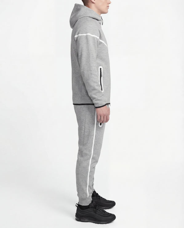 Nike Tech Fleece Grey Reflective Full Zip Windrunner Tracksuit