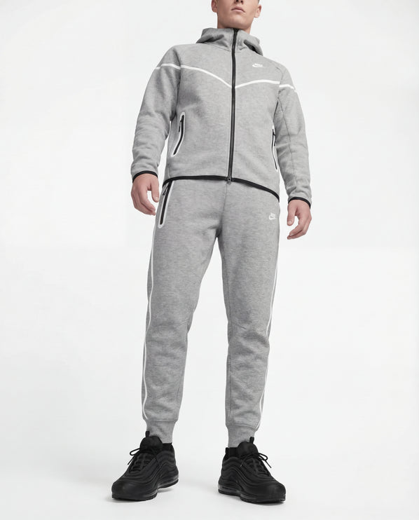 Nike Tech Fleece Grey Reflective Full Zip Windrunner Tracksuit