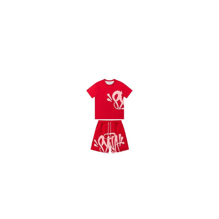 Synaworld OG Crew Shorts Set Red - DripDrip Balkan