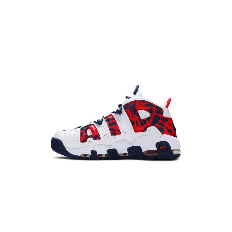 Nike Air More Uptempo Red Navy Camo - DripDrip Balkan